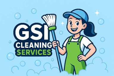 Fun cleaning cartoon